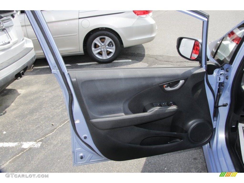 2009 Honda Fit Sport Sport Black Door Panel Photo #53644424