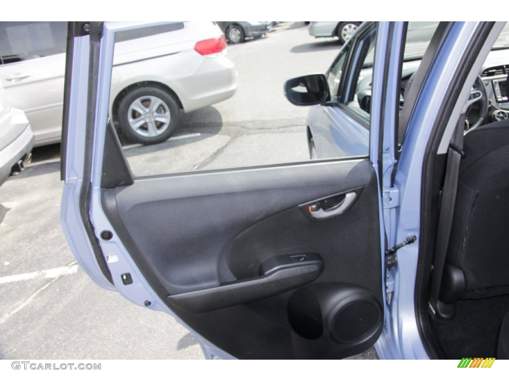 2009 Honda Fit Sport Sport Black Door Panel Photo #53644439