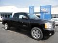 2011 Black Chevrolet Silverado 1500 LT Extended Cab 4x4  photo #1