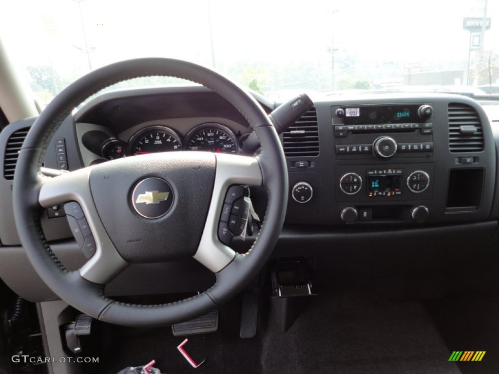 2011 Silverado 1500 LT Extended Cab 4x4 - Black / Ebony photo #12