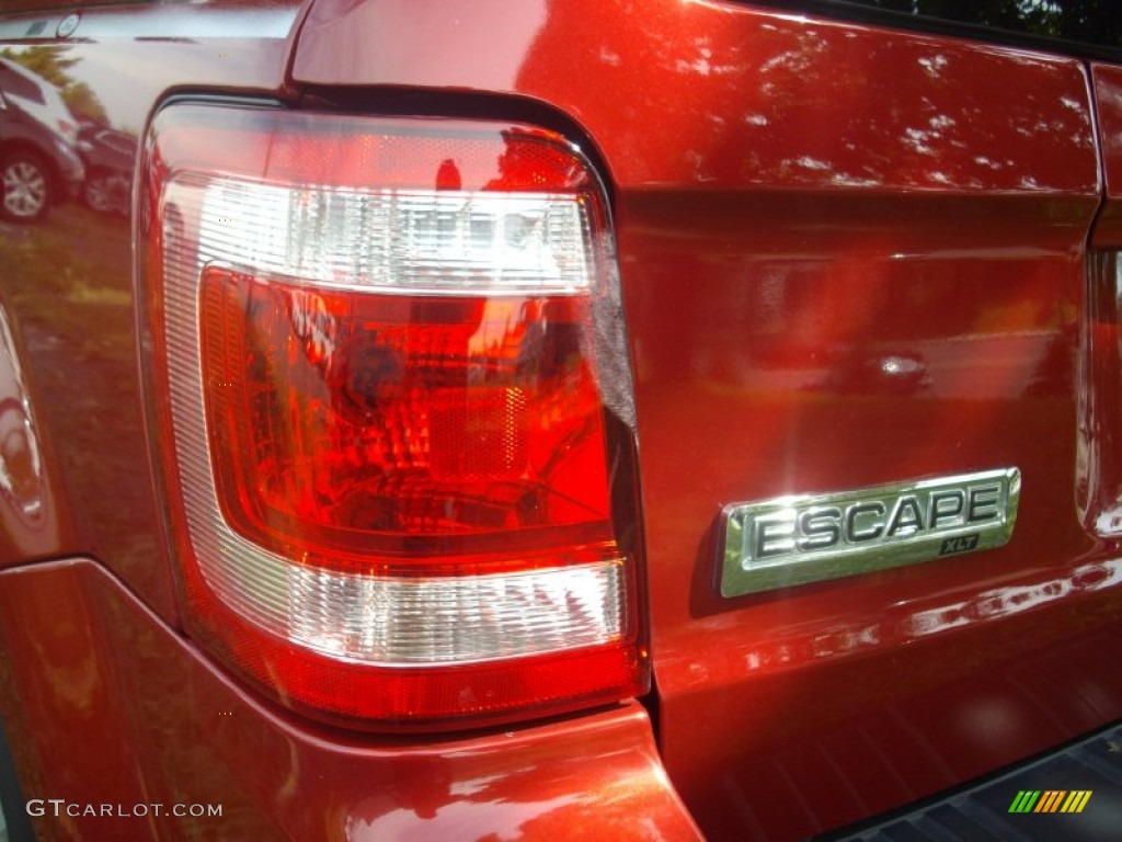 2010 Escape XLT 4WD - Sangria Red Metallic / Charcoal Black photo #7
