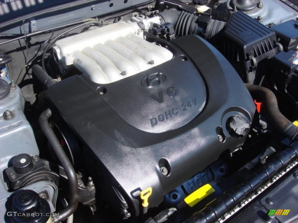 2002 Hyundai Sonata GLS V6 2.7 Liter DOHC 24-Valve V6 Engine Photo #53645872