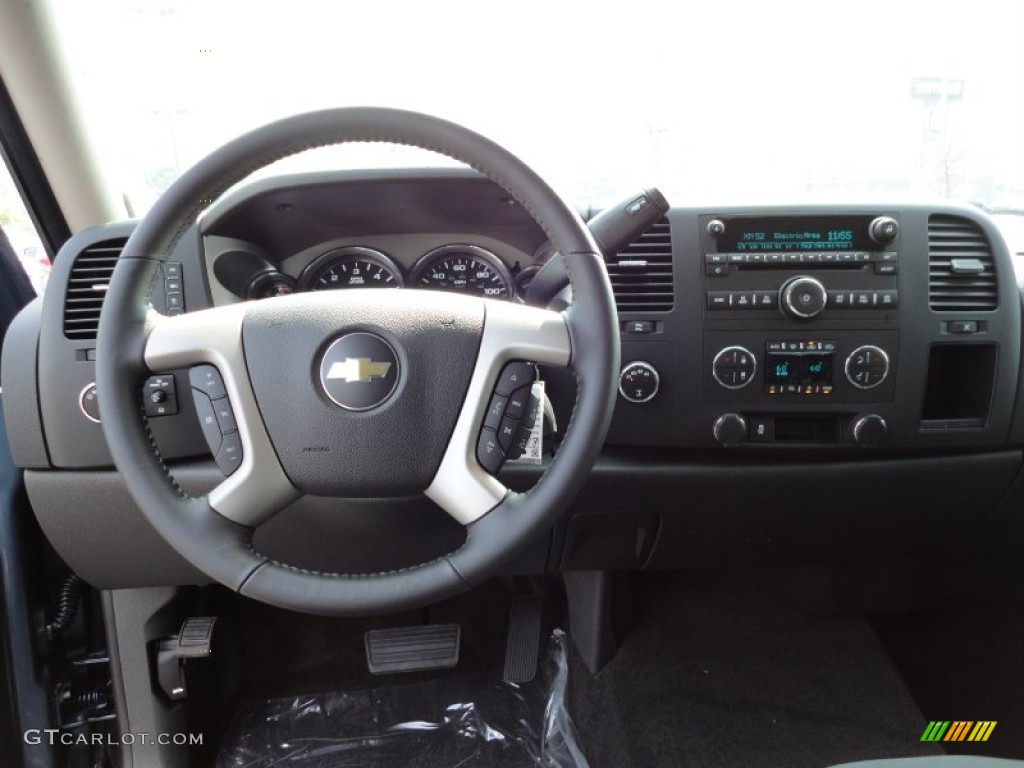 2011 Silverado 1500 LT Extended Cab 4x4 - Blue Granite Metallic / Ebony photo #12