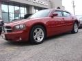 2006 Inferno Red Crystal Pearl Dodge Charger R/T  photo #2
