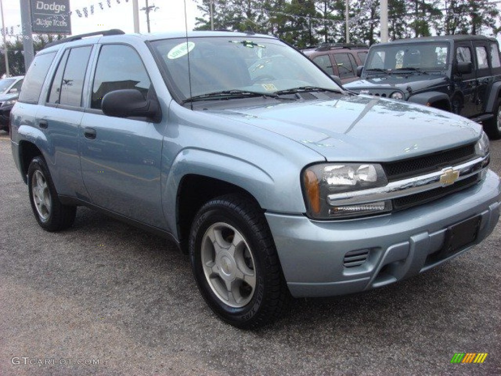 2006 TrailBlazer LS - Silver Blue Metallic / Light Gray photo #7