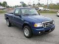 2011 Vista Blue Metallic Ford Ranger XLT Regular Cab  photo #4