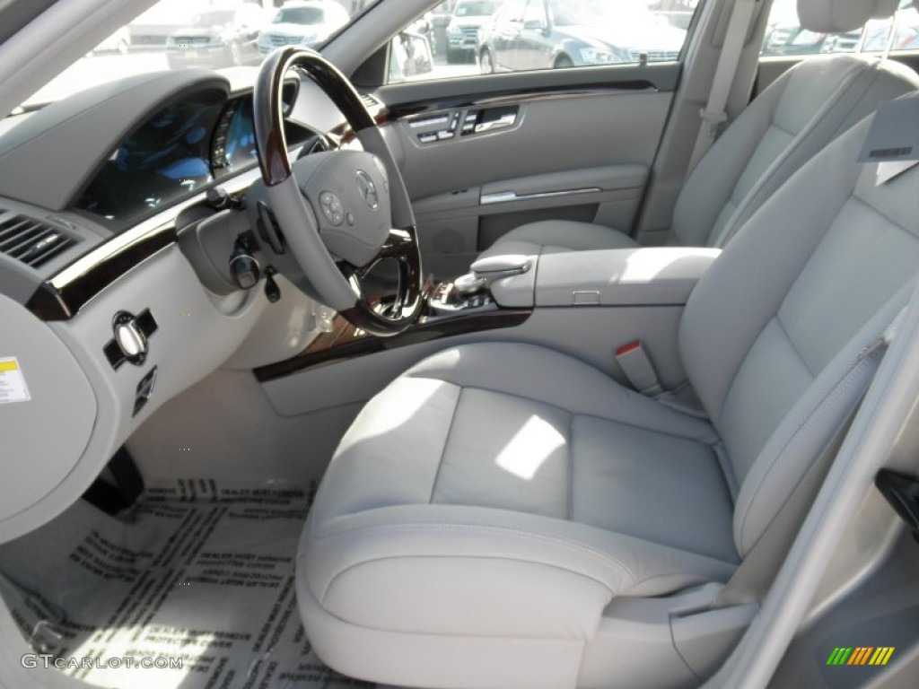 Ash/Grey Interior 2012 Mercedes-Benz S 550 Sedan Photo #53647762