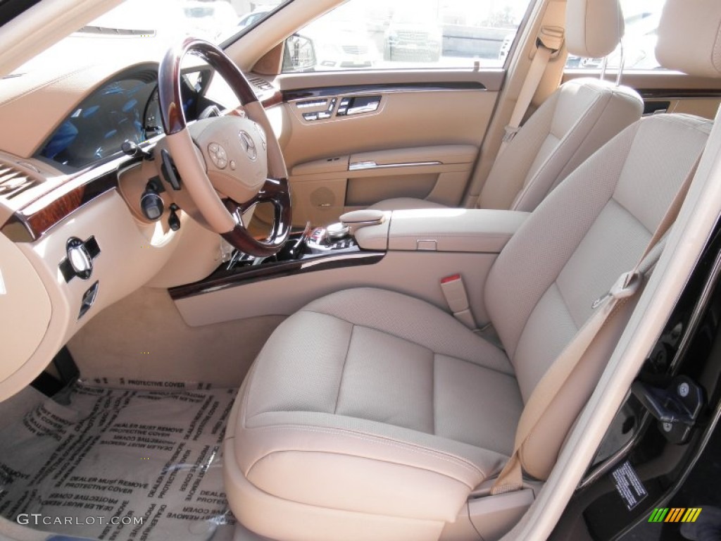 Cashmere/Savanna Interior 2012 Mercedes-Benz S 550 Sedan Photo #53648370