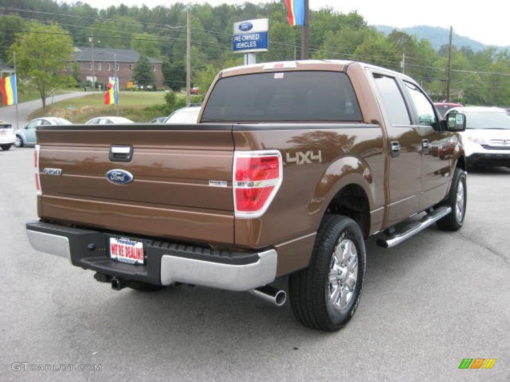 2011 F150 XLT SuperCrew 4x4 - Golden Bronze Metallic / Pale Adobe photo #6