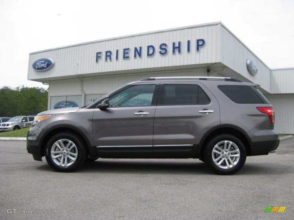 2012 Explorer XLT EcoBoost - Sterling Gray Metallic / Medium Light Stone photo #1