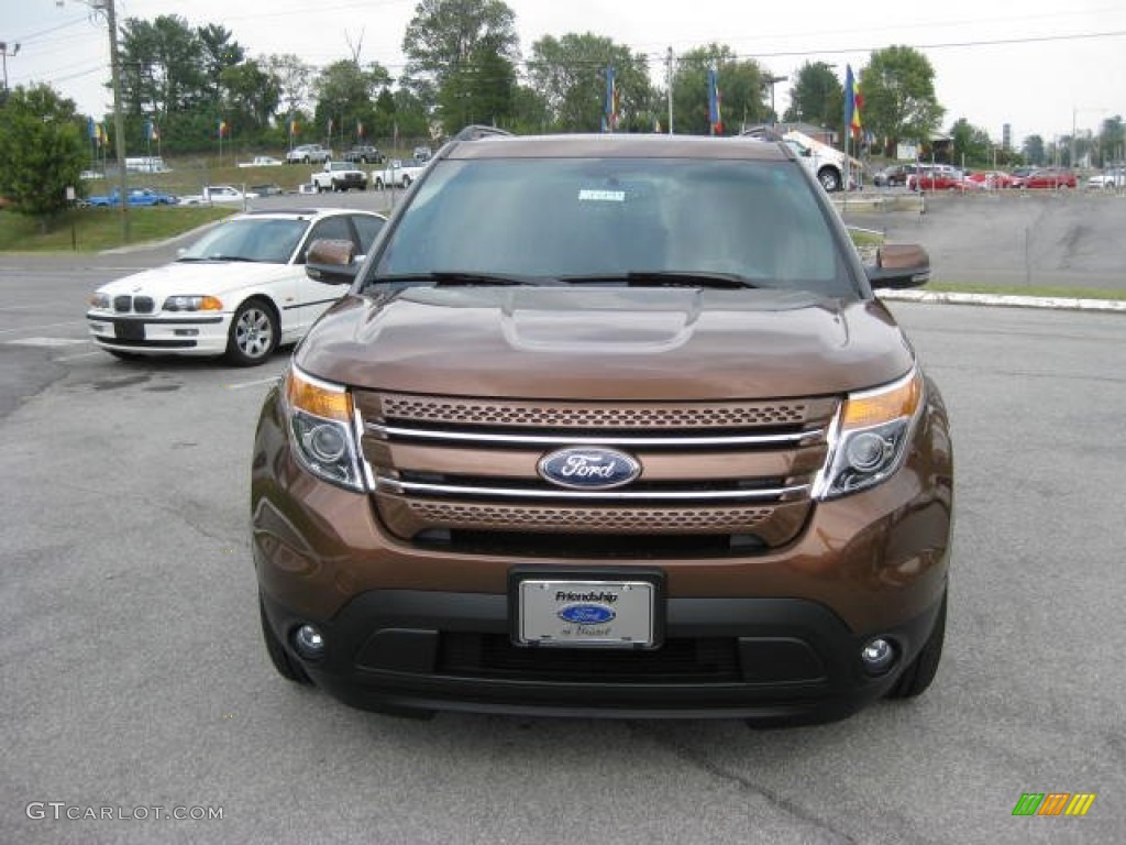2012 Explorer Limited 4WD - Golden Bronze Metallic / Charcoal Black/Pecan photo #3