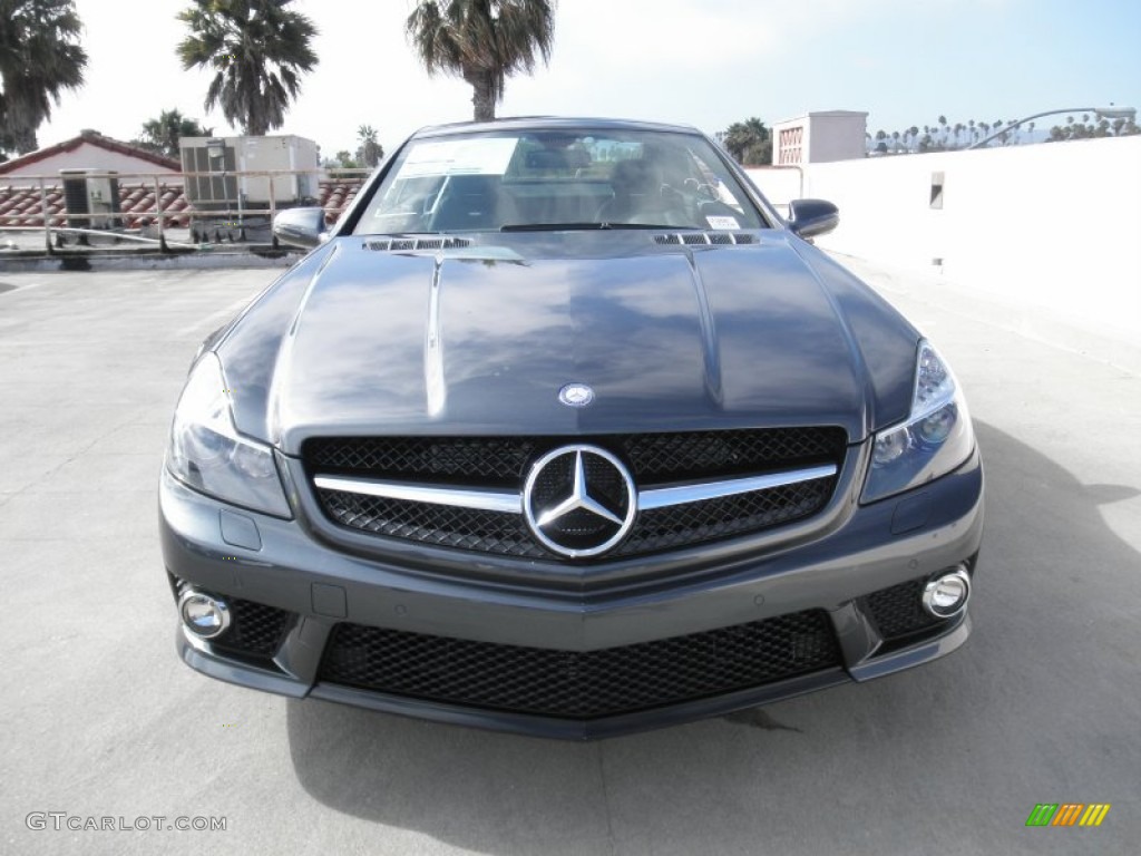 Steel Grey Metallic 2012 Mercedes-Benz SL 63 AMG Roadster Exterior Photo #53648604