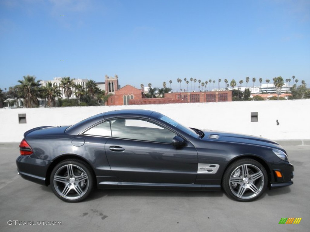 Steel Grey Metallic 2012 Mercedes-Benz SL 63 AMG Roadster Exterior Photo #53648619