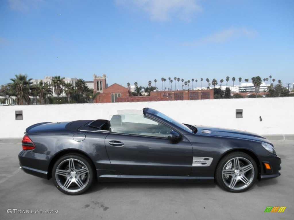 Steel Grey Metallic 2012 Mercedes-Benz SL 63 AMG Roadster Exterior Photo #53648664