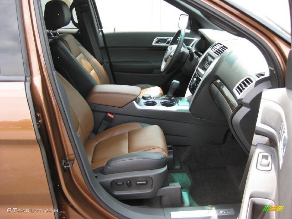 Charcoal Black/Pecan Interior 2012 Ford Explorer Limited 4WD Photo #53648727