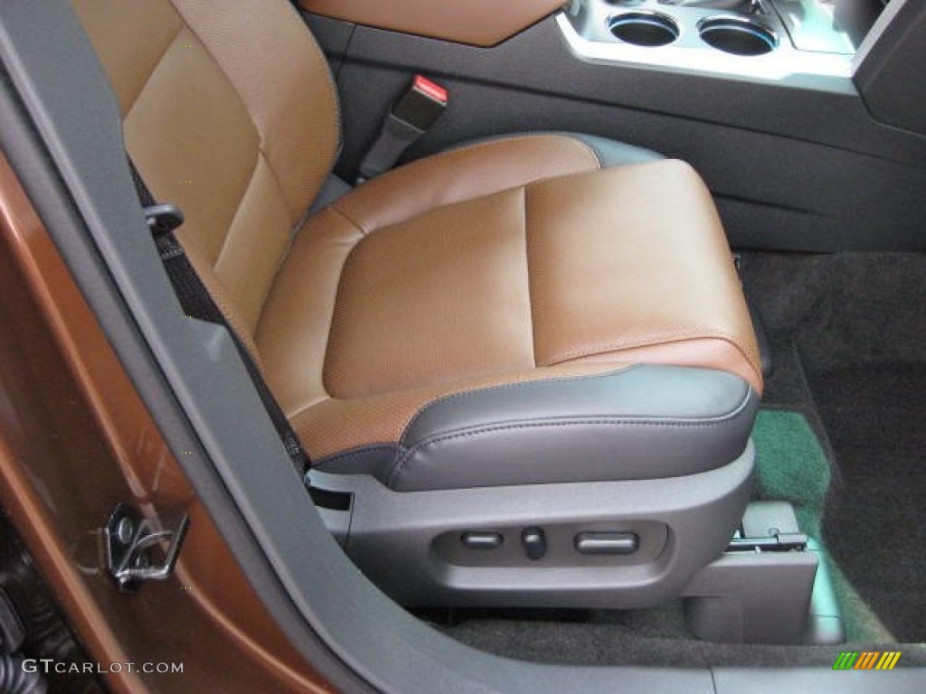 2012 Explorer Limited 4WD - Golden Bronze Metallic / Charcoal Black/Pecan photo #19