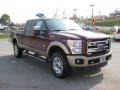 2012 Autumn Red Ford F350 Super Duty King Ranch Crew Cab 4x4  photo #4
