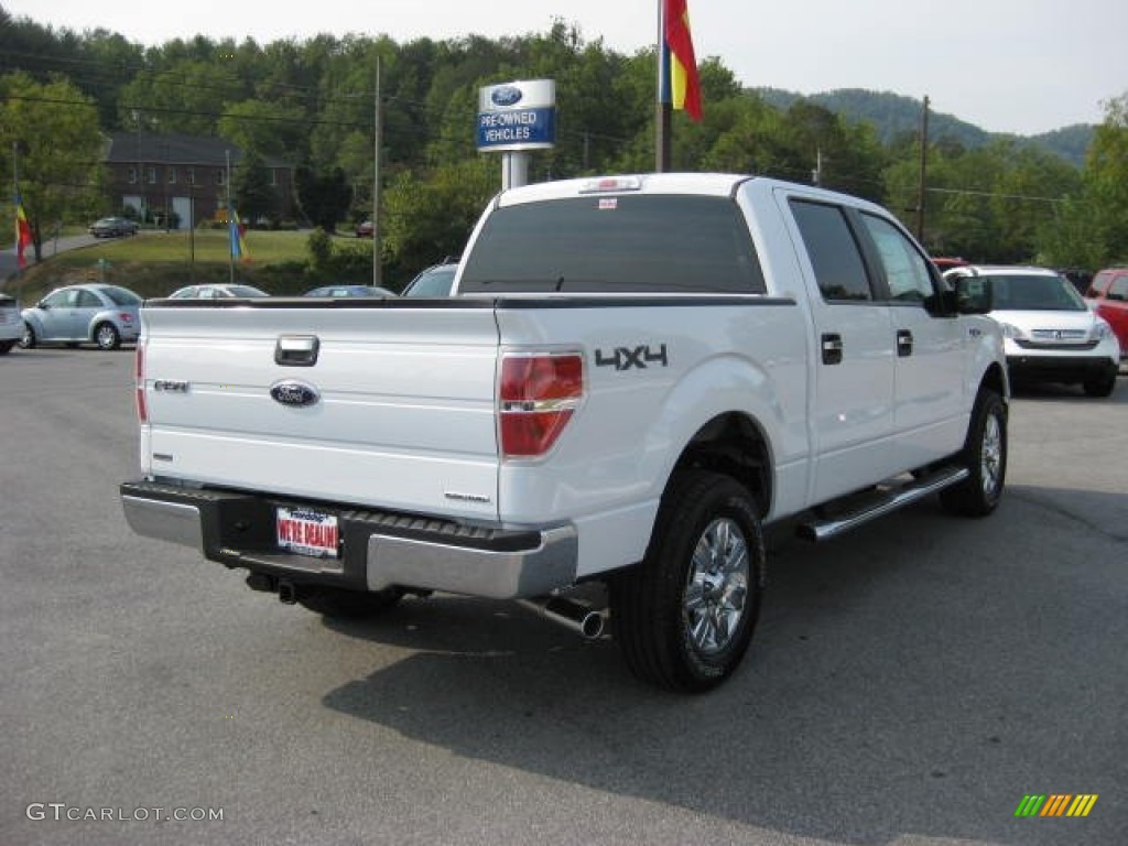 2011 F150 XLT SuperCrew 4x4 - Oxford White / Steel Gray photo #6