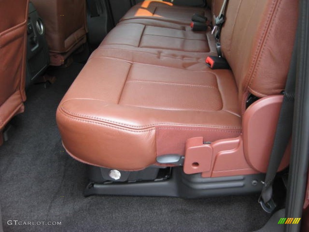 Chaparral Leather Interior 2012 Ford F350 Super Duty King Ranch Crew Cab 4x4 Photo #53648964