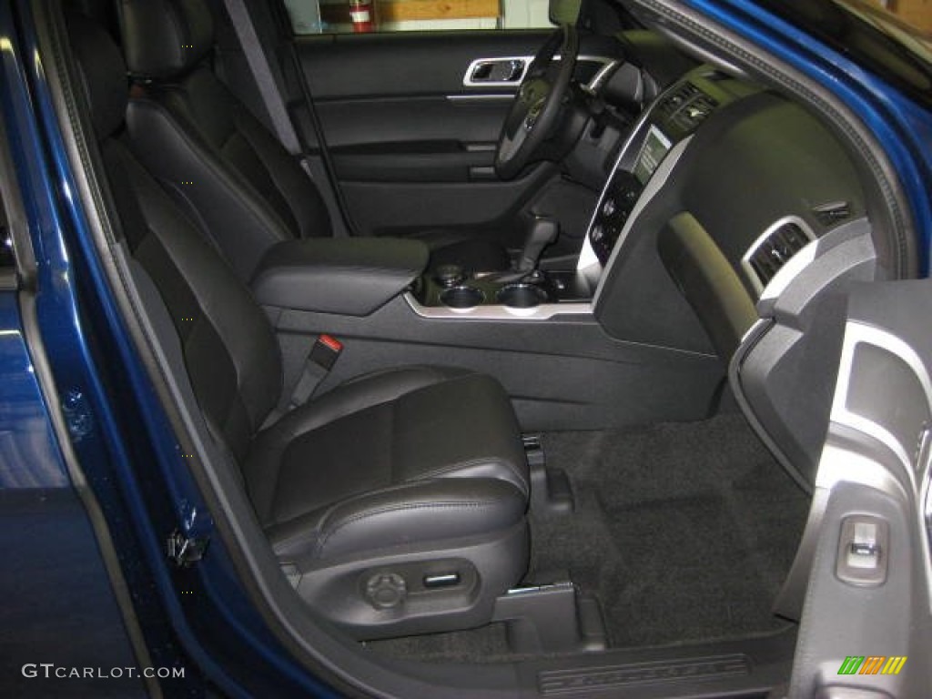 Charcoal Black Interior 2012 Ford Explorer XLT 4WD Photo #53649084