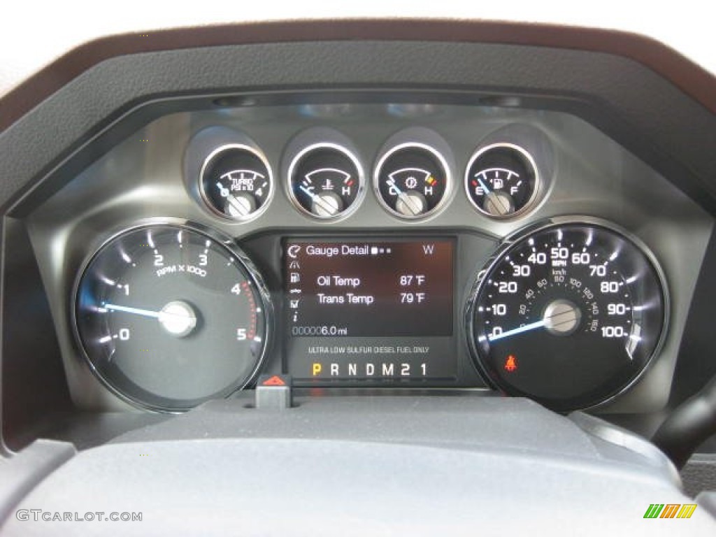 2012 Ford F350 Super Duty King Ranch Crew Cab 4x4 Gauges Photo #53649087