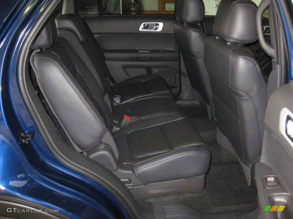 2012 Explorer XLT 4WD - Dark Pearl Blue Metallic / Charcoal Black photo #21