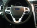 Charcoal Black 2012 Ford Explorer XLT 4WD Steering Wheel