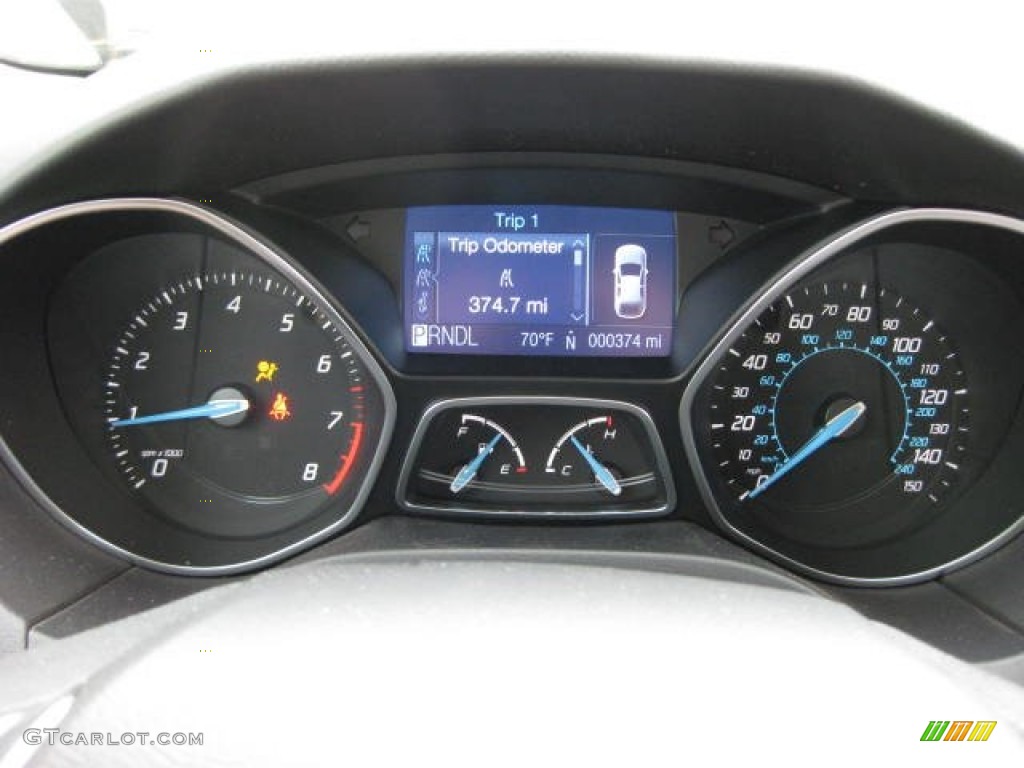 2012 Focus SE Sedan - Ingot Silver Metallic / Stone photo #27