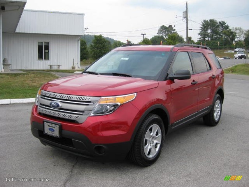 Red Candy Metallic 2012 Ford Explorer 4WD Exterior Photo #53649246