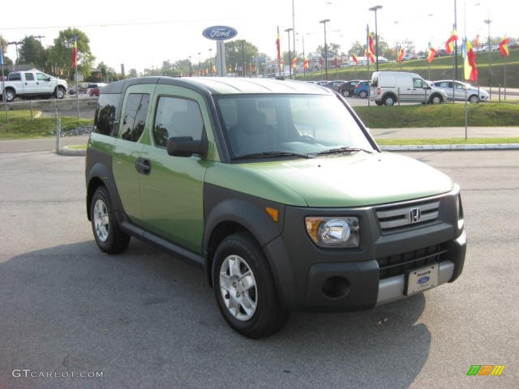 2008 Element LX - Kiwi Green Metallic / Gray/Black photo #4