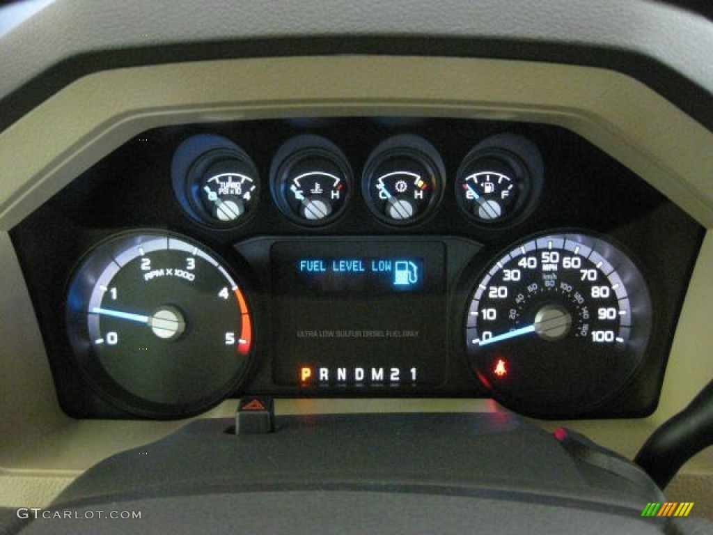 2012 Ford F250 Super Duty XLT Crew Cab 4x4 Gauges Photo #53649411