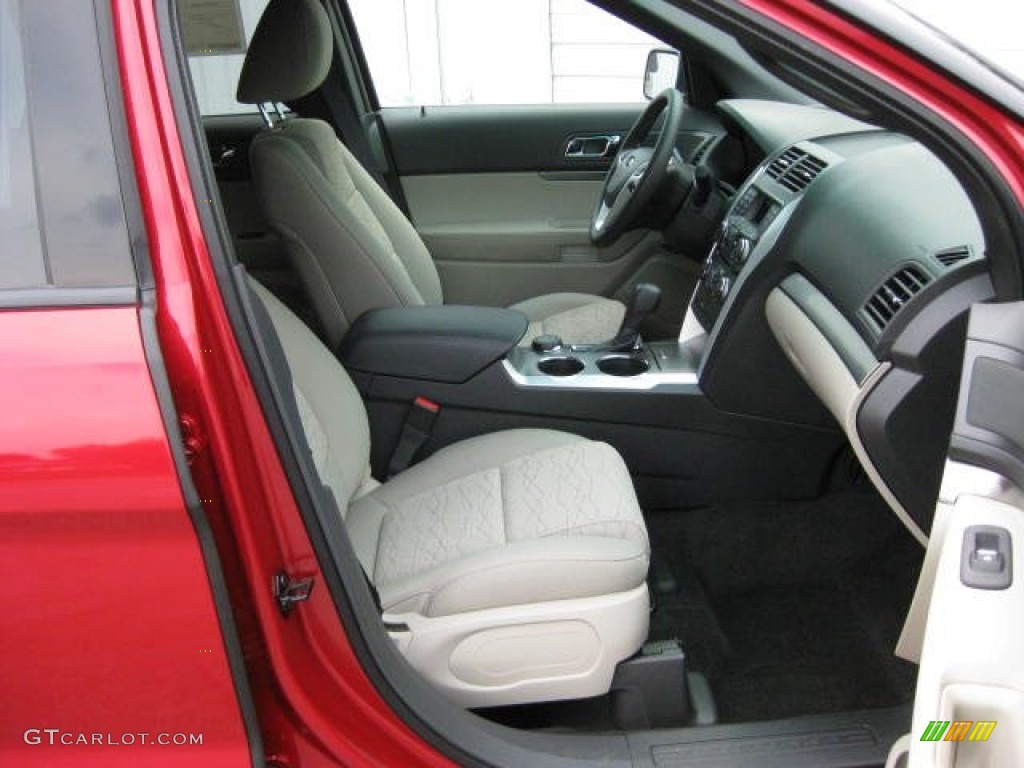 Medium Light Stone Interior 2012 Ford Explorer 4WD Photo #53649450