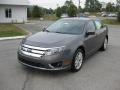 2012 Sterling Grey Metallic Ford Fusion SEL V6  photo #2