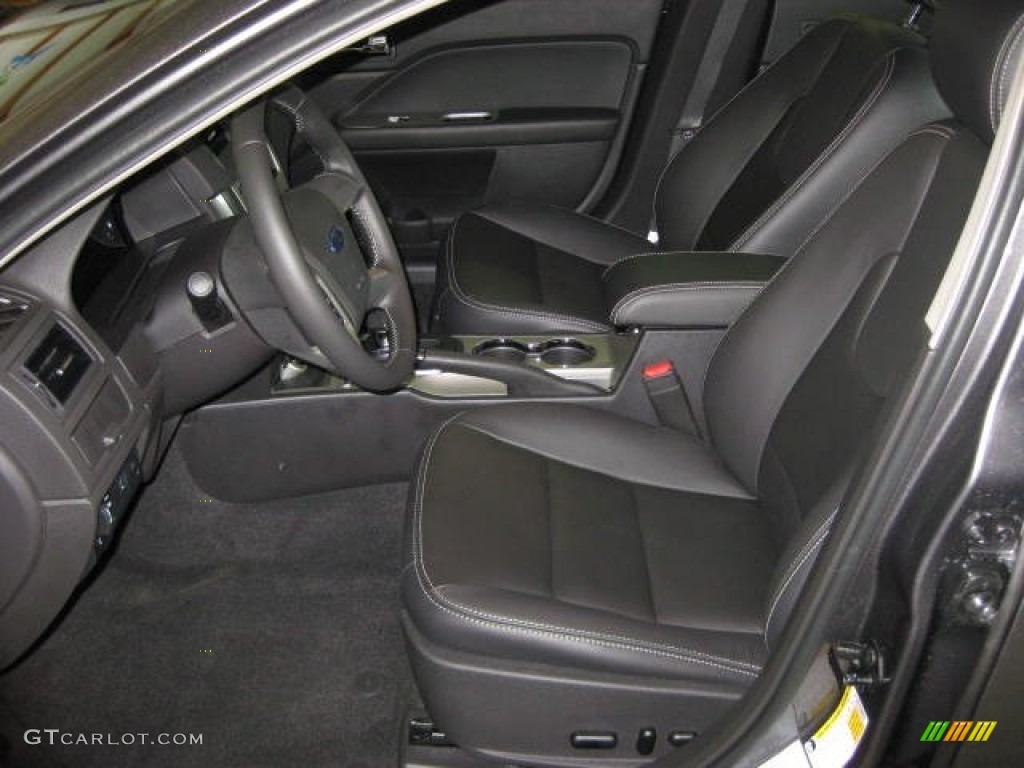 Charcoal Black Interior 2012 Ford Fusion SEL V6 Photo #53649906