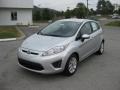 2012 Ingot Silver Metallic Ford Fiesta SE Hatchback  photo #2