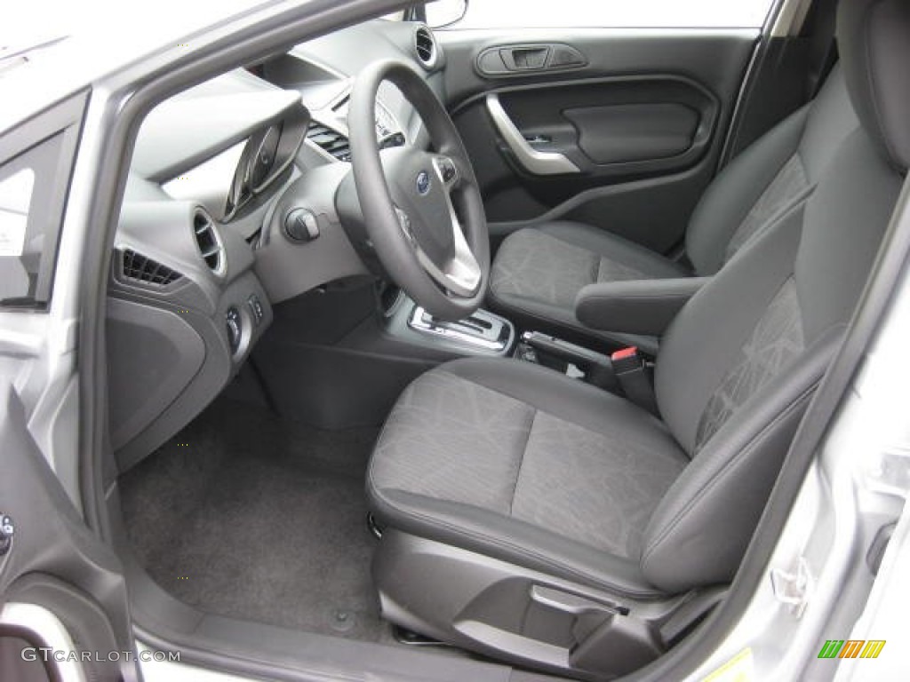 Charcoal Black Interior 2012 Ford Fiesta SE Hatchback Photo #53650141