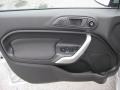 Charcoal Black 2012 Ford Fiesta SE Hatchback Door Panel