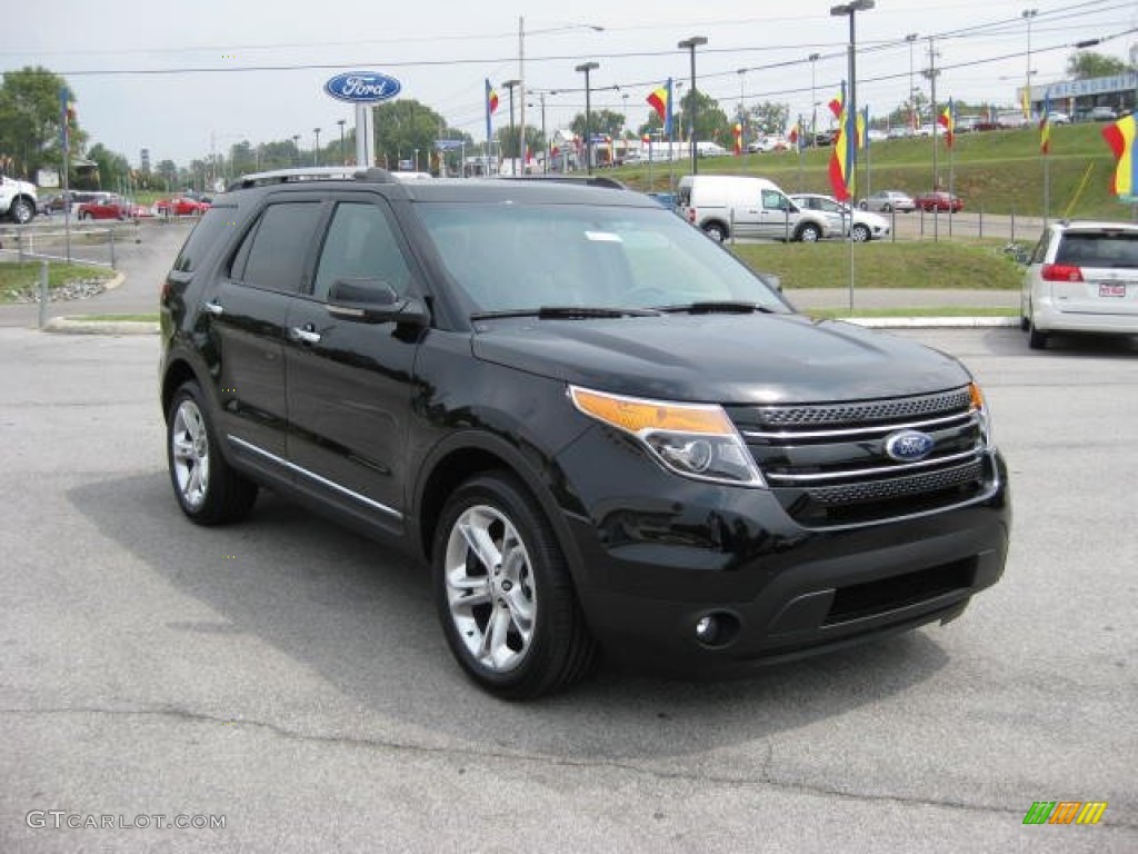 Black 2012 Ford Explorer Limited 4WD Exterior Photo #53650398