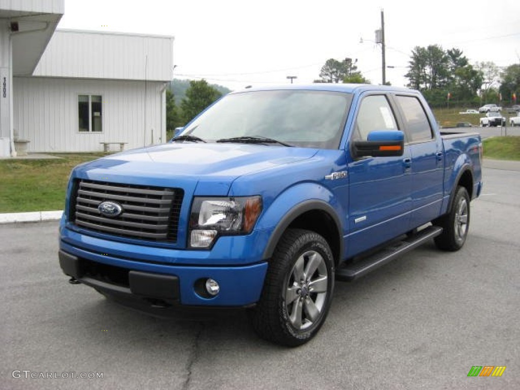 Blue Flame Metallic 2011 Ford F150 FX4 SuperCrew 4x4 Exterior Photo #53650495