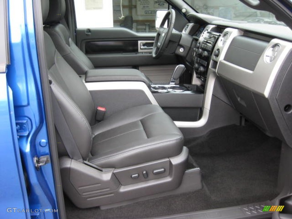 Black Interior 2011 Ford F150 FX4 SuperCrew 4x4 Photo #53650701