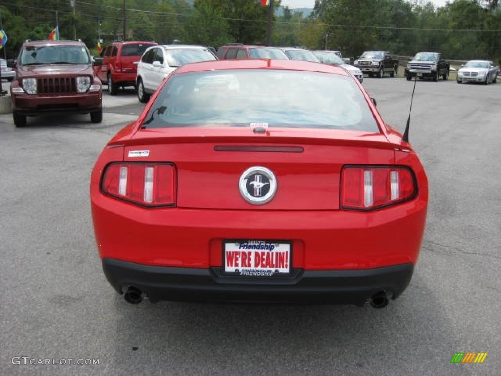 2012 Mustang V6 Premium Coupe - Race Red / Saddle photo #7