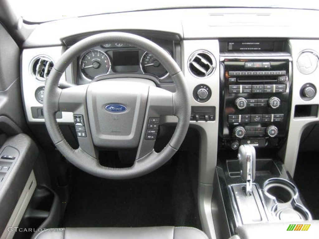 2011 Ford F150 FX4 SuperCrew 4x4 Black Dashboard Photo #53650785