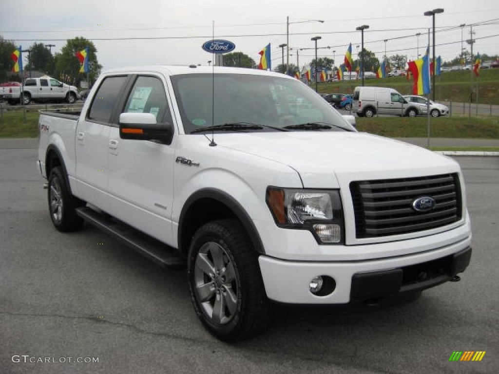 2011 F150 FX4 SuperCrew 4x4 - Oxford White / Black photo #4