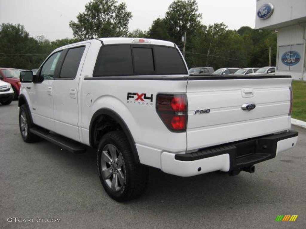 2011 F150 FX4 SuperCrew 4x4 - Oxford White / Black photo #8