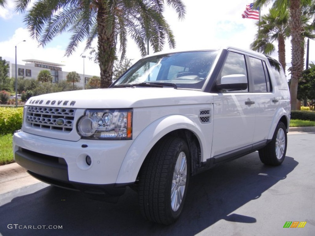 Fuji White 2011 Land Rover LR4 HSE LUX Exterior Photo #53651963