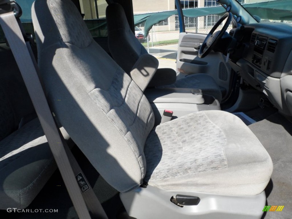 Medium Graphite Interior 2000 Ford F250 Super Duty XLT Extended Cab Photo #53652372