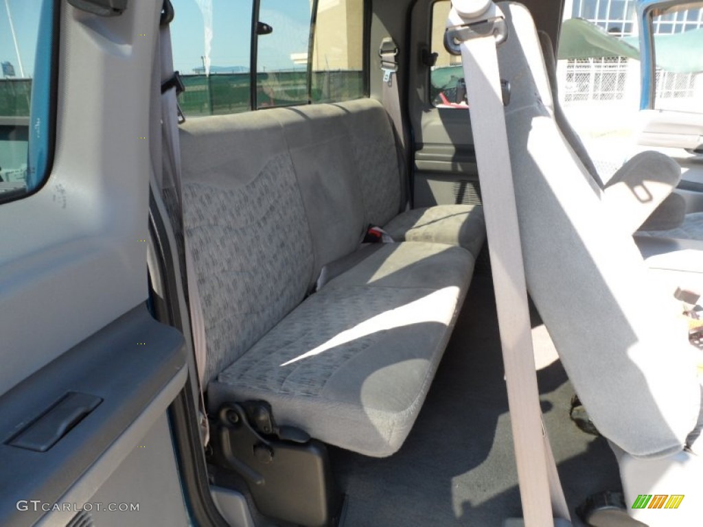 Medium Graphite Interior 2000 Ford F250 Super Duty XLT Extended Cab Photo #53652389