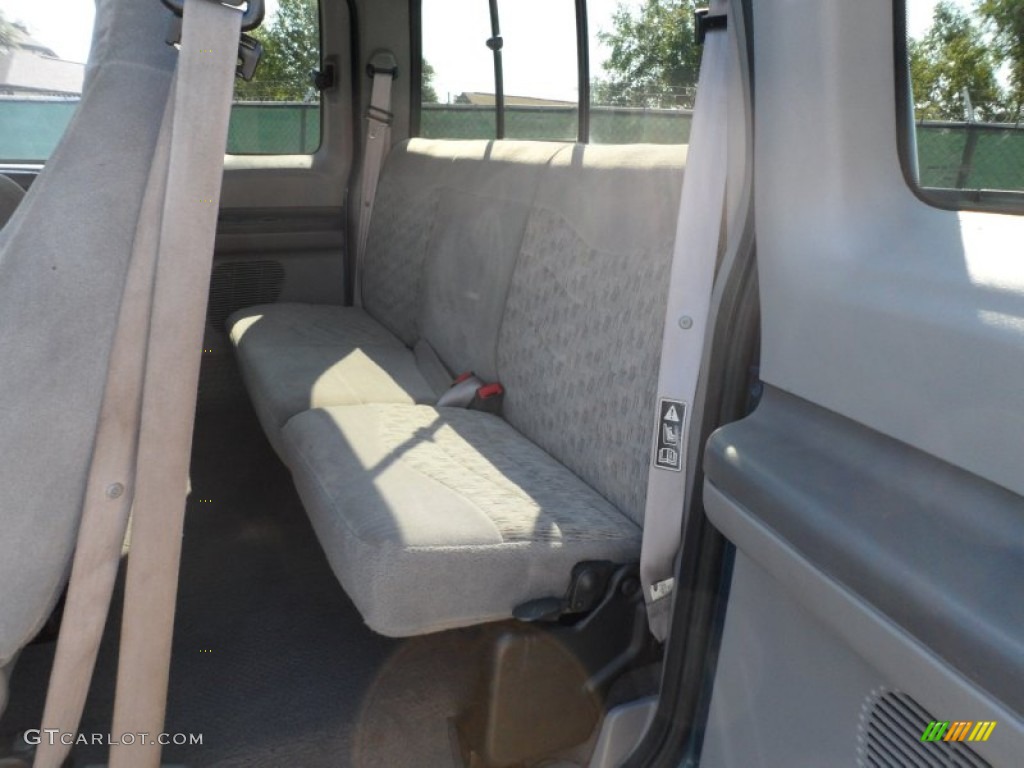 Medium Graphite Interior 2000 Ford F250 Super Duty XLT Extended Cab Photo #53652416