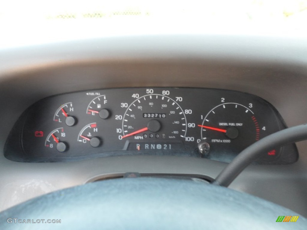 2000 Ford F250 Super Duty XLT Extended Cab Gauges Photo #53652563