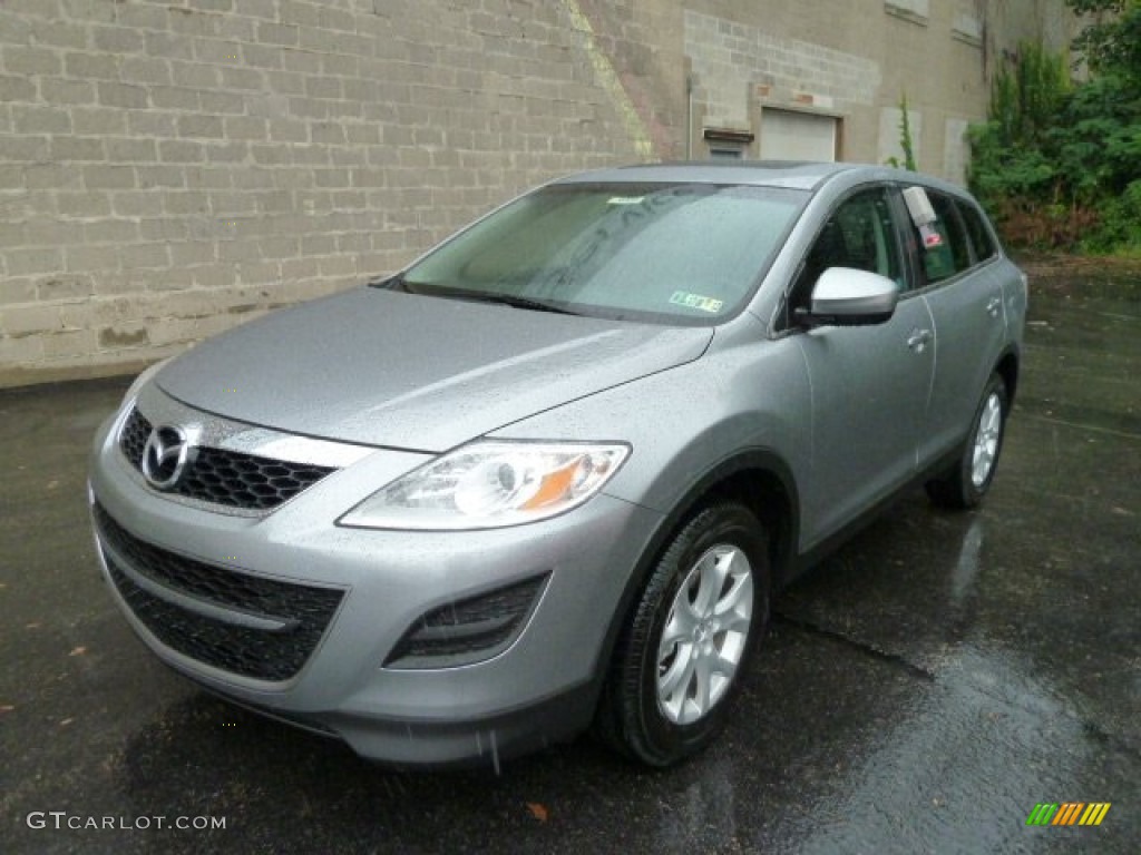 Liquid Silver Metallic 2011 Mazda CX-9 Touring AWD Exterior Photo #53653549